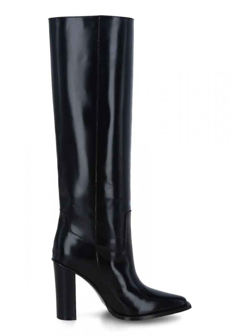 Woman Leather Long Boots 