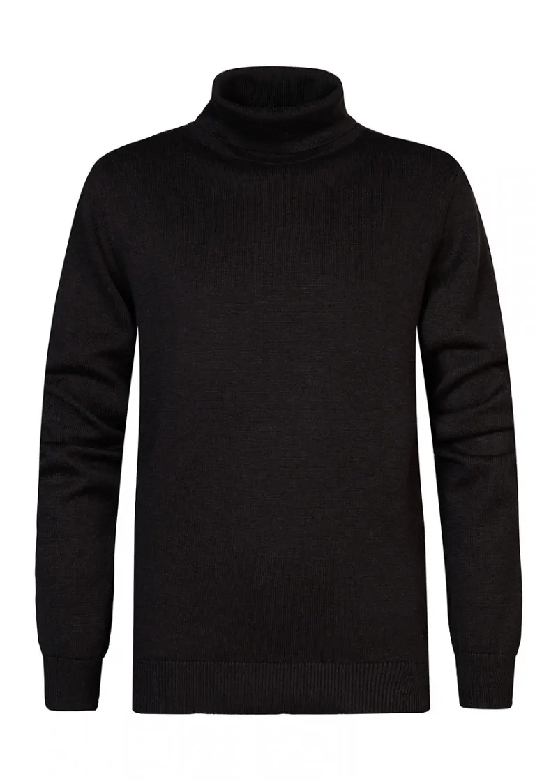 Men Knitwear Collar Basic 