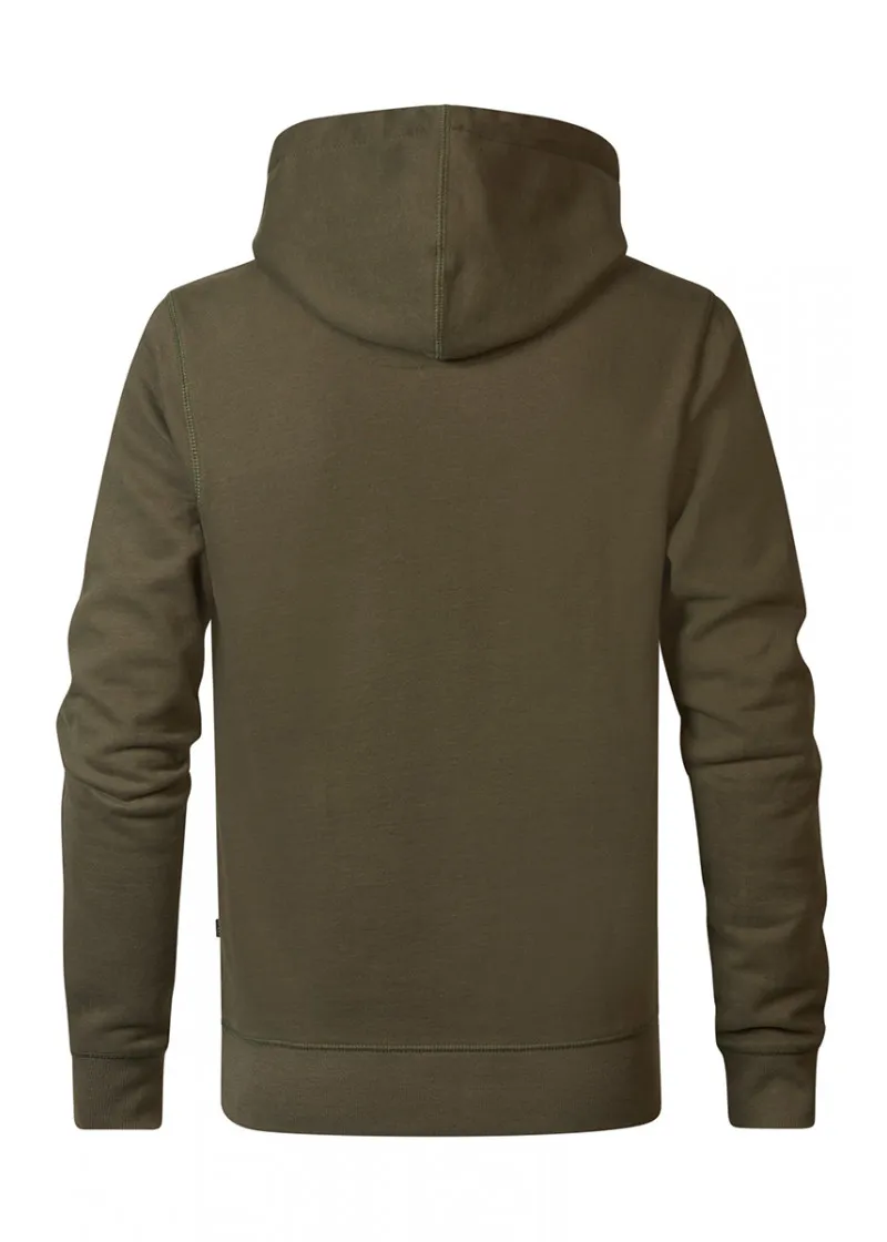 Men Sweater Hooded Print 