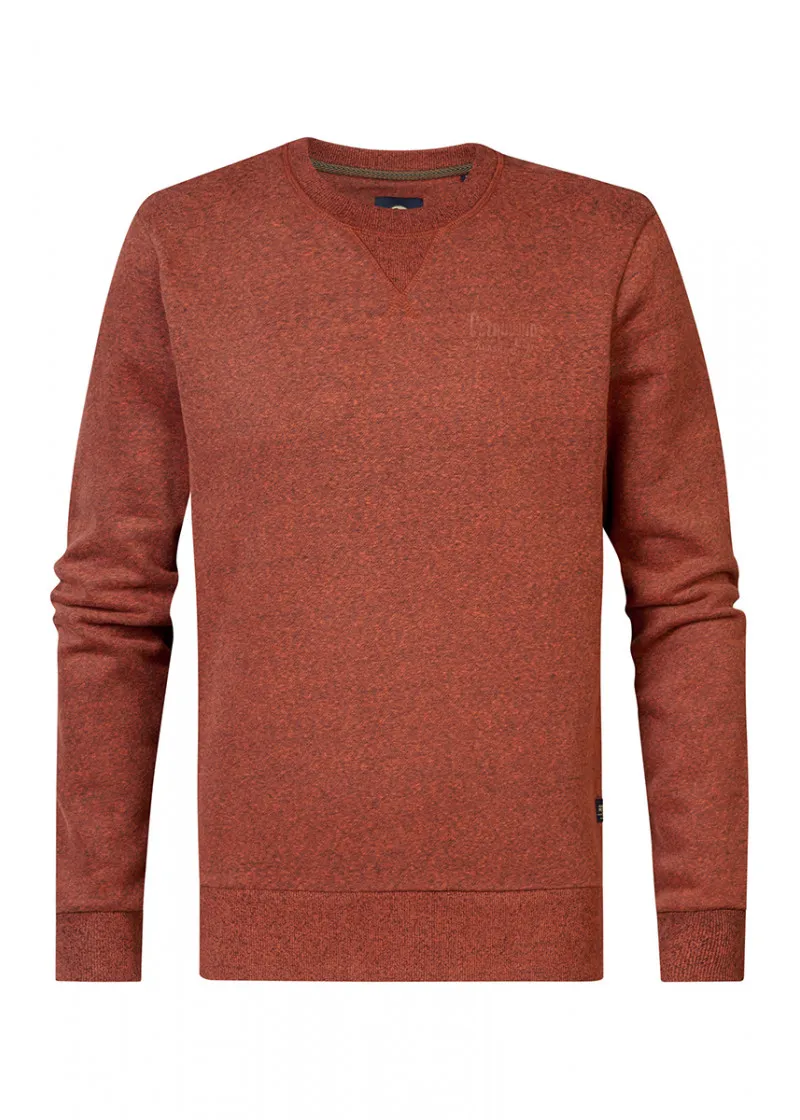 Men Sweater Round Neck Print 