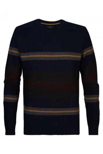 Men Knitwear Round Neck Basic 