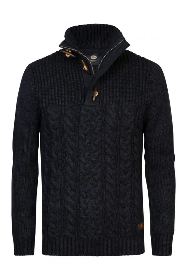 Men Knitwear Collar 